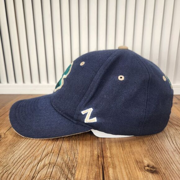 VTG Zephyr Notre Dame Fighting Irish Strapback Hat Cap Blue Green Clover College - Picture 6 of 10